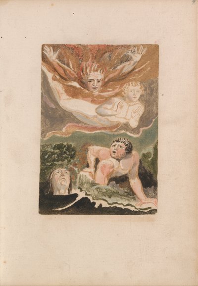 ウリゼンの最初の本、プレート4（ベントレー24） 作： William Blake