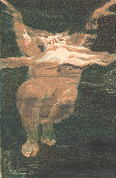 ユリゼンの最初の本、プレート 5 (ベントレー 12) 作： William Blake