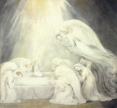 1805年頃の祈りを言う幼児イエス 作： William Blake