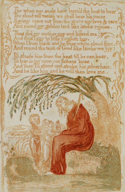 リトルブラックボーイ、イノセンスの歌から 作： William Blake