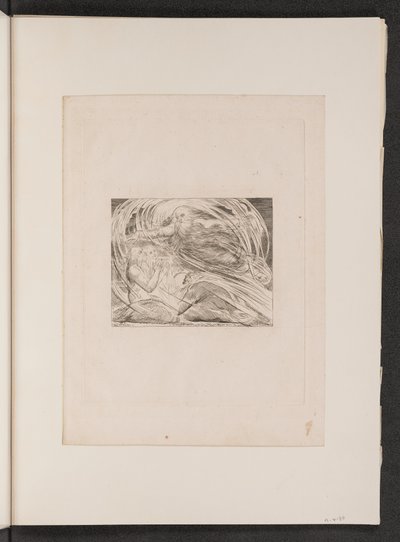 旋風の中からヨブに答える主 作： William Blake