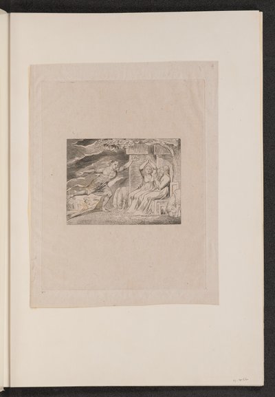 使者はヨブに不幸を告げる 作： William Blake
