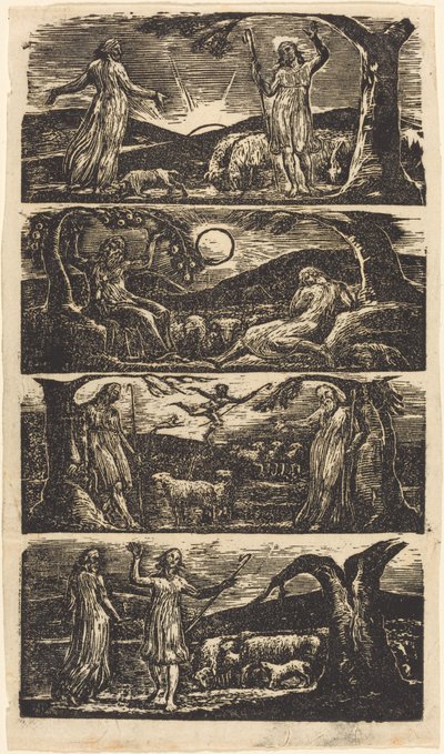 ウェルギリウスの牧師 作： William Blake