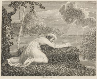 ペルシャ、太陽、雲 作： William Blake