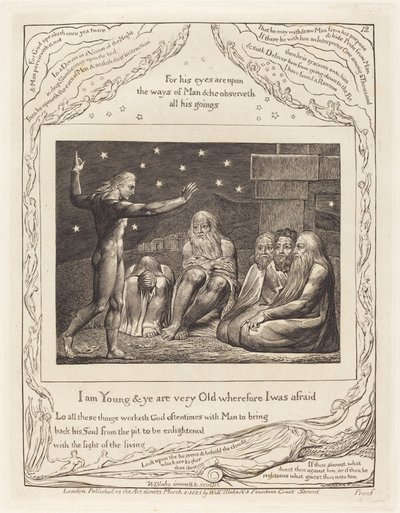 エリフの怒り 作： William Blake