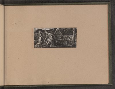 スノットとコリネが一緒に群れを率いる（1821年 作： William Blake