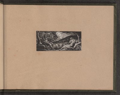 果樹の下のテノット 作： William Blake