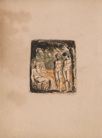 自然の宗教はありません、プレート1、口絵（ベントレーa1） 作： William Blake