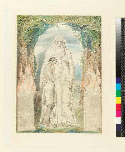 不明な画像 作： William Blake