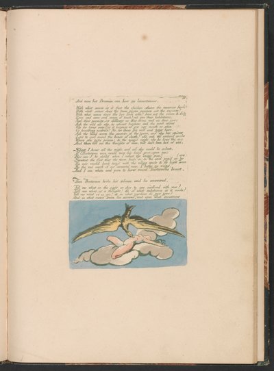 Näyt Albionin tyttäreistä, levy 6, "Eikä kukaan muu kuin Bromian..." 作： William Blake