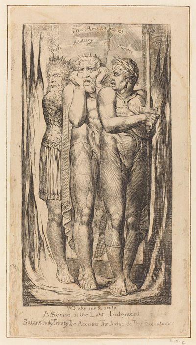 戦争 窃盗、姦淫、殺人の告発者たち、18031810年頃。 作： William Blake