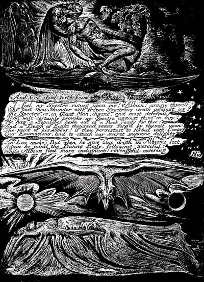 ウィリアムブレイク1757-1827、イギリスの神秘家、詩人、画家、彫刻家、1804-1820年 作： William Blake