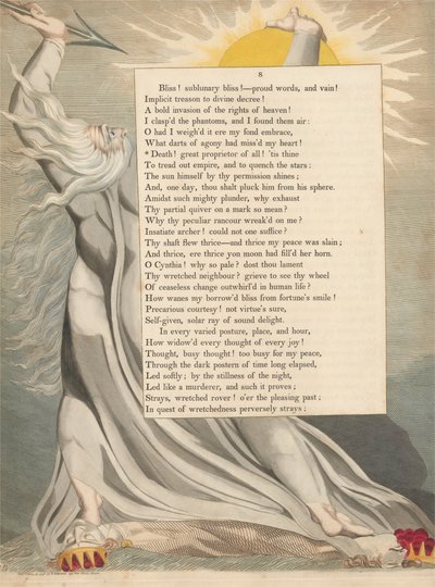 ヤングズナイトソート、8ページ、死！すべての偉大な所有者！ 作： William Blake