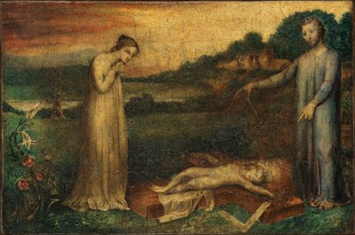 object 14 (Butlin 410) -- 十字架の上で眠る幼子キリスト 1799年頃から1800年頃 作： William Blake