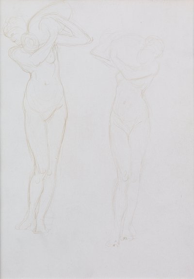 研究（メタルポイント） 作： William Blake Richmond