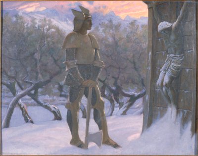 フンと十字架 作： William Blake Richmond