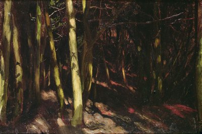 木」1890年頃（油彩・ボード） 作： William Blake Richmond