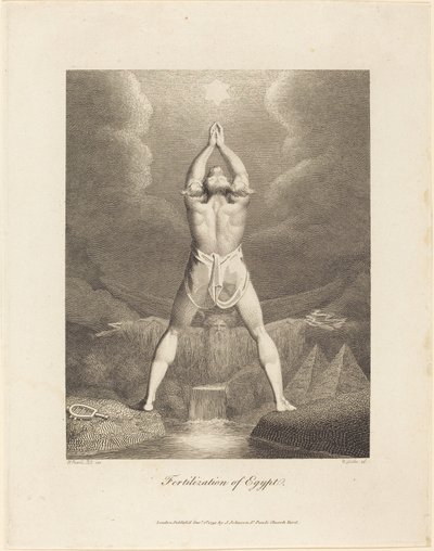 エジプトの受精 作： William Blake after Henry Fuseli