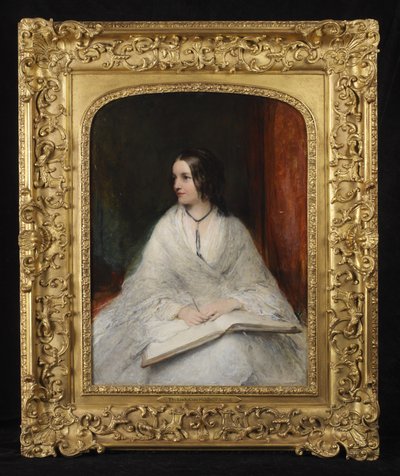 ジェーン・フォーテスク・シーモアの肖像、コールリッジ夫人、1862年頃 作： William Boxall