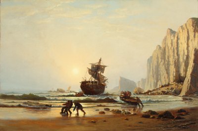 ラブラドル沖で難破 1867年 （油彩・キャンバス） 作： William Bradford