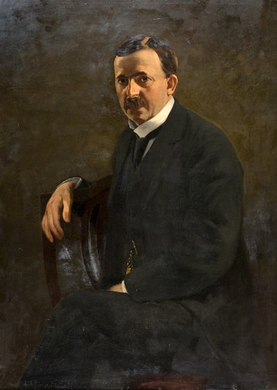 ジョージ・ローレンス博士、1913年頃（キャンバスに油彩） 作： William Bradley Lamond