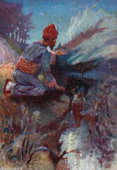 ウィリアム・ベックフォード作「ヴァセック、アラビア物語」のイラスト（カラーリソ） 作： William Bradshaw Handforth