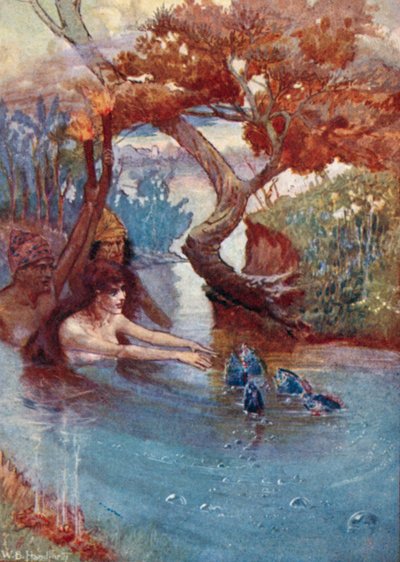 ウィリアム・ベックフォード作「ヴァセック、アラビア物語」のイラスト（カラーリソ） 作： William Bradshaw Handforth