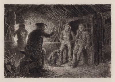 恐ろしい物語（彫刻 作： William Brassey (after) Hole