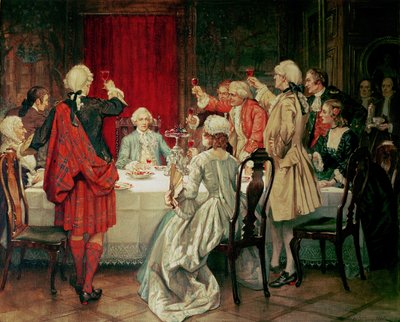 チャールズエドワードスチュアート王子、エディンバラ、1745年 作： William Brassey Hole