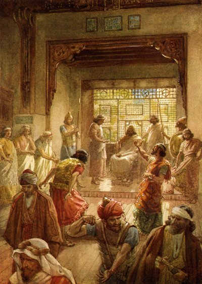 Rehoboamの王国の分割-聖書 作： William Brassey Hole
