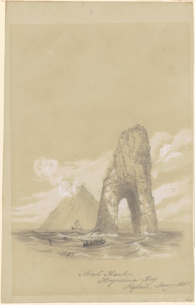 アーチロック、鹿児島湾、日本 作： William Brenton Boggs