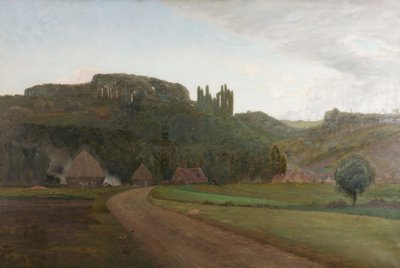 フランス、クレシー村近郊 作： William Bright Morris