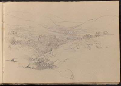 谷の情景 作： William Brockedon