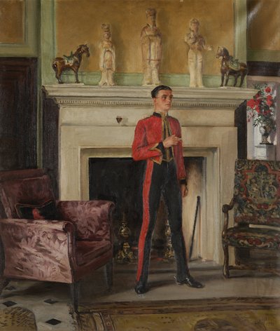 ウォーブルックのホール、1933 作： William Bruce Ellis Ranken