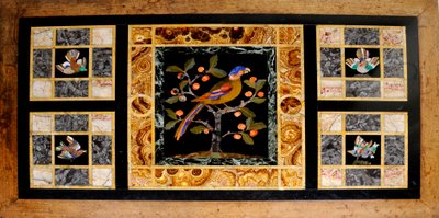 大理石天板のテーブル（オーク＆大理石）の詳細 作： William Burges