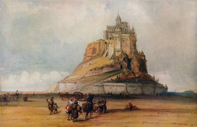 モンサンミッシェル、c1861 作： William Callow