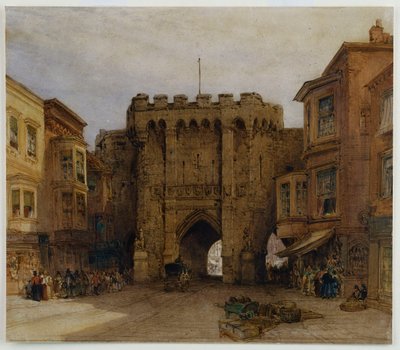 バーゲート、サウサンプトン、1888 作： William Callow