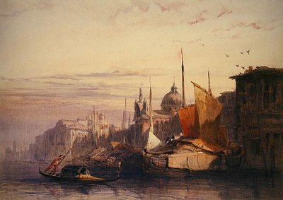 ベニス（水彩・紙） 作： William Callow