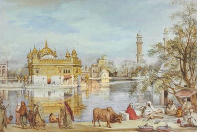 1854年 ウィリアム・カーペンターによる金閣寺の絵 作： ウィリアム・カーペンター