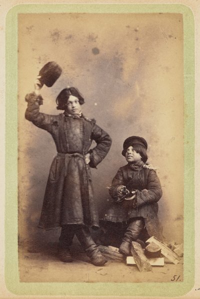 [2人の少年] 作： William Carrick