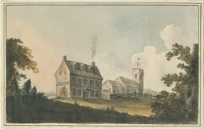 エディンゲール教会：水彩画、ND [c 1790] 作： William Carter
