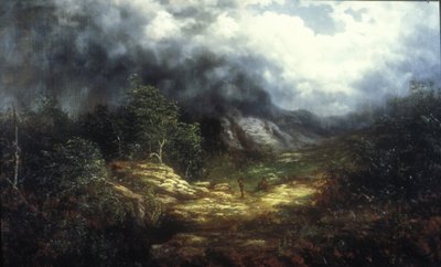 ブルーリッジの嵐（キャンバスに油彩） 作： William Charles Anthony Frerichs
