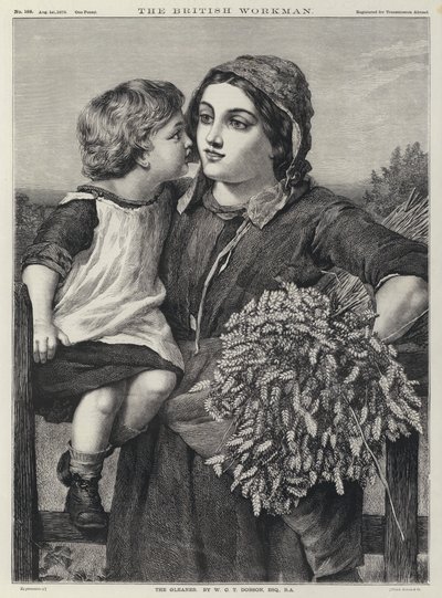 The Gleaner (彫刻) 作： William Charles Thomas (after) Dobson