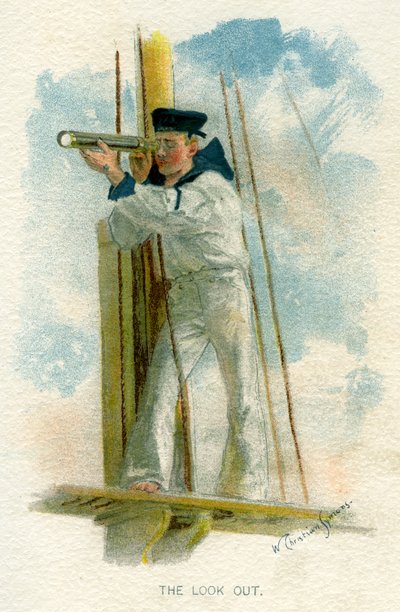 Look Out、c1890-c1893。 作： William Christian Symons