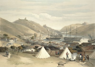 バラクラ、海に向かって、「東の戦争の席」、1856年からの版 作： William Crimea Simpson