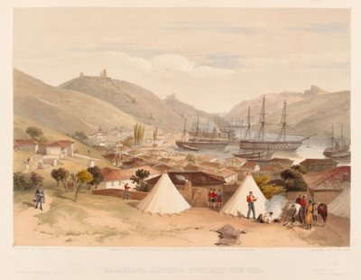 ？バラクラバは海を見つめていますか？、1855 作： William Crimea Simpson