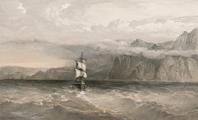 アイヤ岬、北をバラクラに向けて 作： William Crimea Simpson