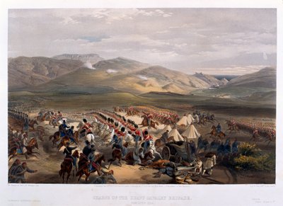 1854年のバラクラの戦いでの重旅団の突撃 作： William Crimea Simpson
