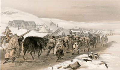 軍のための小屋と戦争服 作： William Crimea Simpson