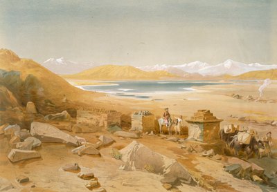 ソルトレイク-チベット、「インドの古代と現代」、1867年 作： William Crimea Simpson